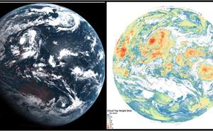 Cloud top height retrieved from Himawari-AHI instrument using CC4CL/ORAC