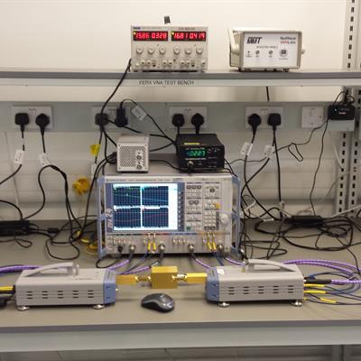 Test equipment in the ​​​​Millimetre-Wave and Terahertz Test facility.