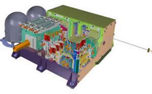 Detailed mechanical design of the Ptolemy instrument on board the Philae lander for ESA's Rosetta mission.