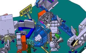 A computer model of the Near Infrared Spectrograph.