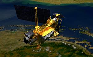 Artist's impression of the ​UARS​ satellite 
